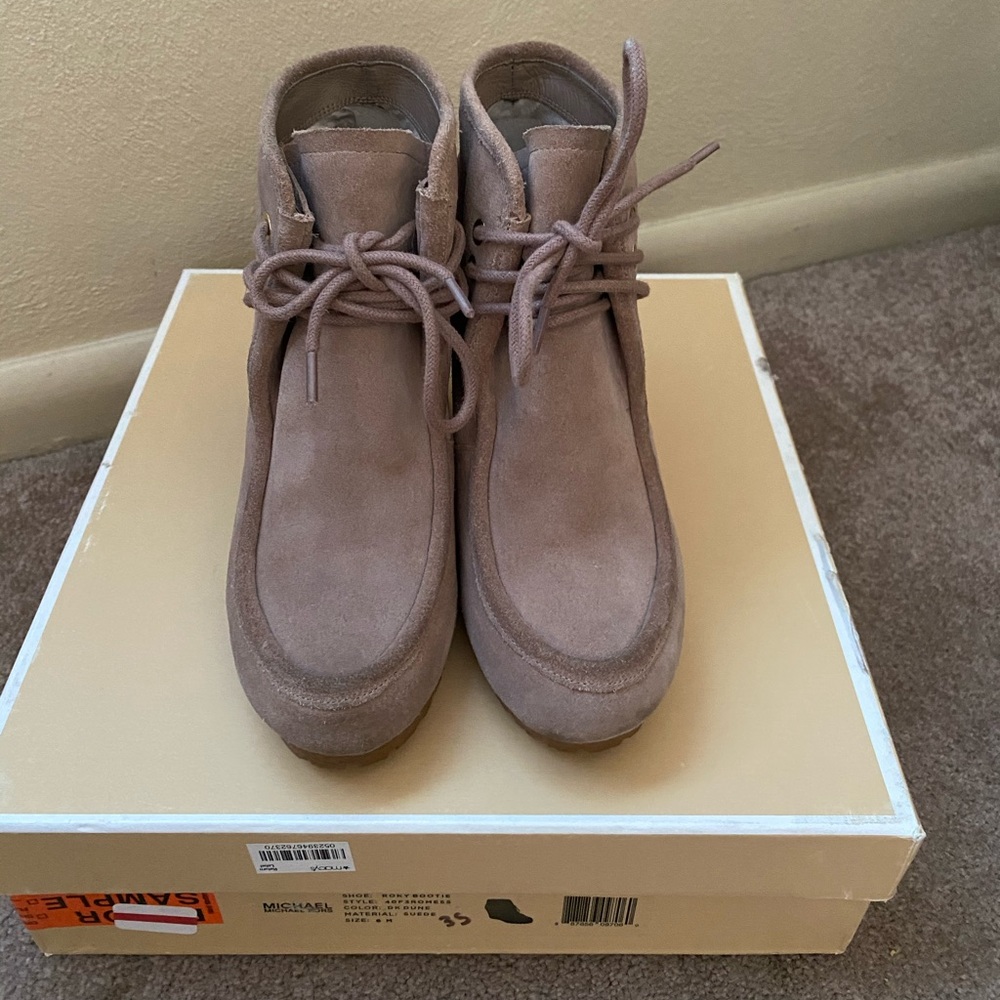 Michael Kors suede booties
